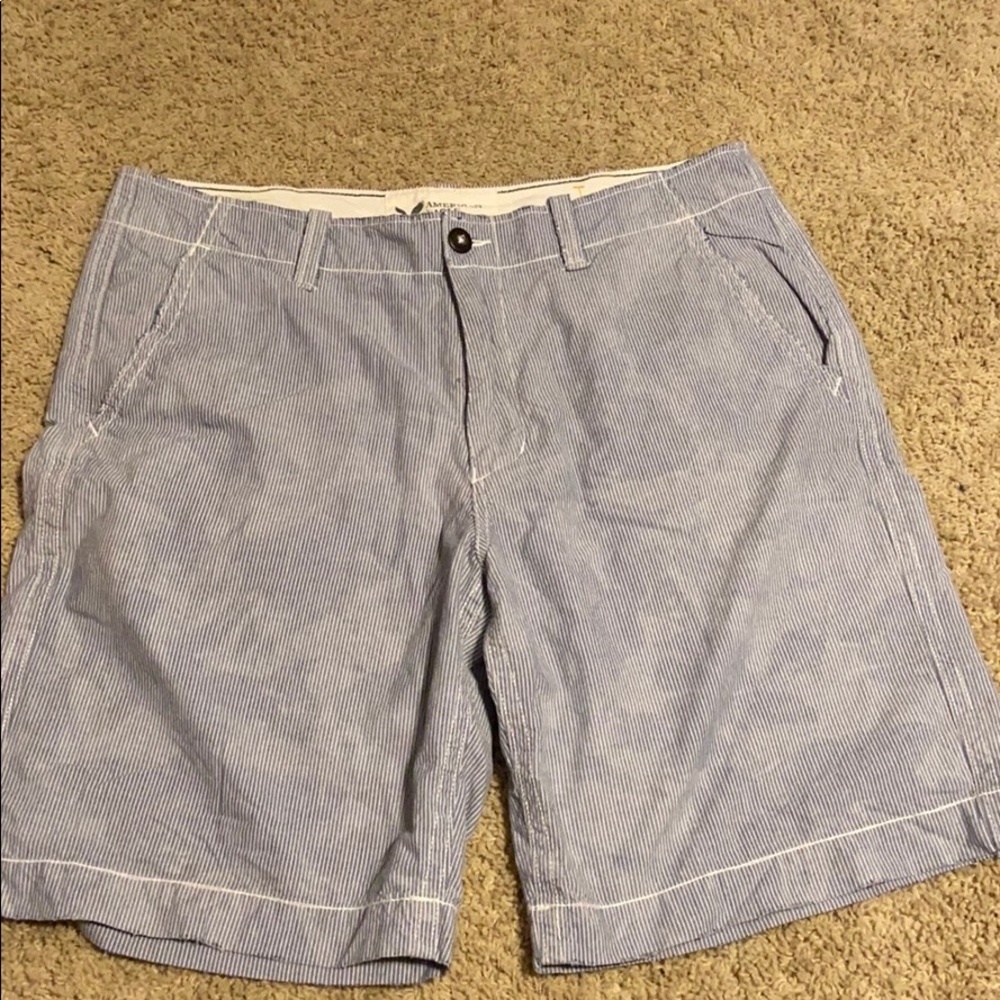 American Eagle Striped Shorts